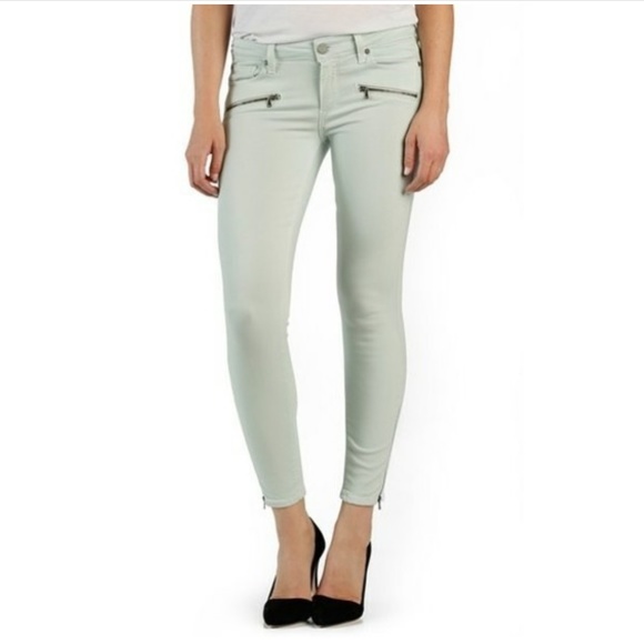 PAIGE Denim - Paige jane zip ultra skinny jeans mojito mint
